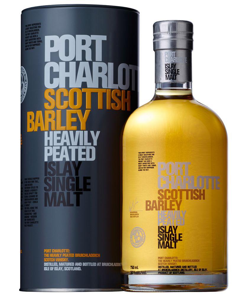 Bruichladdich Port Charlotte Heavily Peated Islay Single Malt Scotch Whisky  10 year old 750ml - Vicker's Liquors