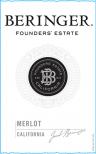 Beringer Founders Merlot 2016 (1500)