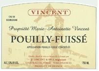 J.J. Vincent & Fils - Pouilly-Fuiss� 2020 (750ml)