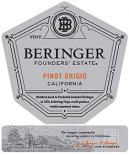 Beringer - Pinot Grigio California Founders' Estate 2015 (750)