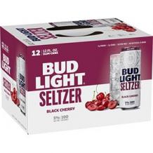 Bud -  Light Seltzer Black Cherry 12 Pack 12oz Cans (12 pack 12oz cans) (12 pack 12oz cans)