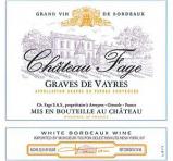 Chateau Fage - Graves De Vayres White 2022 (750)