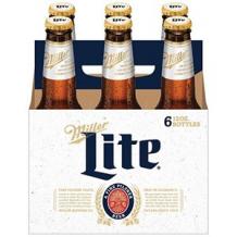 Miller - Lite 6 Pack 12oz Bottles (6 pack 12oz bottles) (6 pack 12oz bottles)