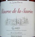 Reserve de la Saurine - Vin de Pays du Gard Rouge 2014 (750)